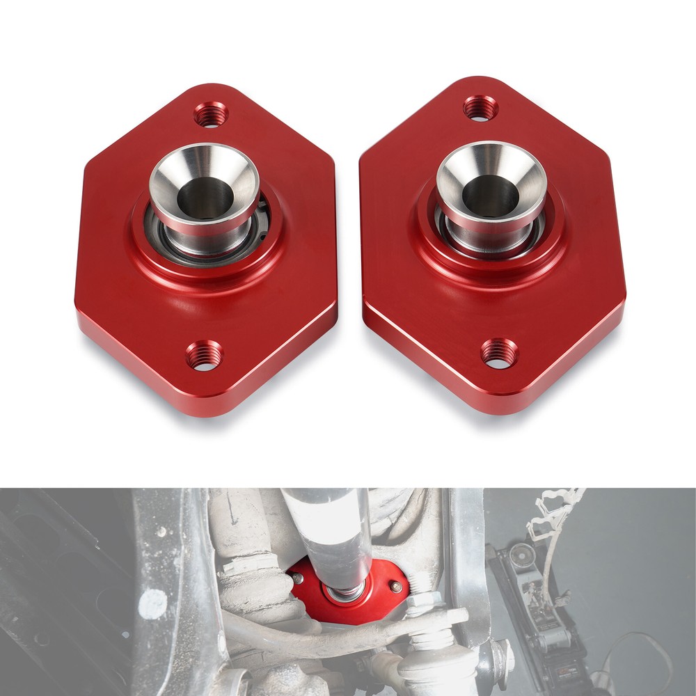 Rear Lower Shock Mounts W/ Ball Inserts For BMW E81 E82 E87 E88 E90 E91 E92 E93