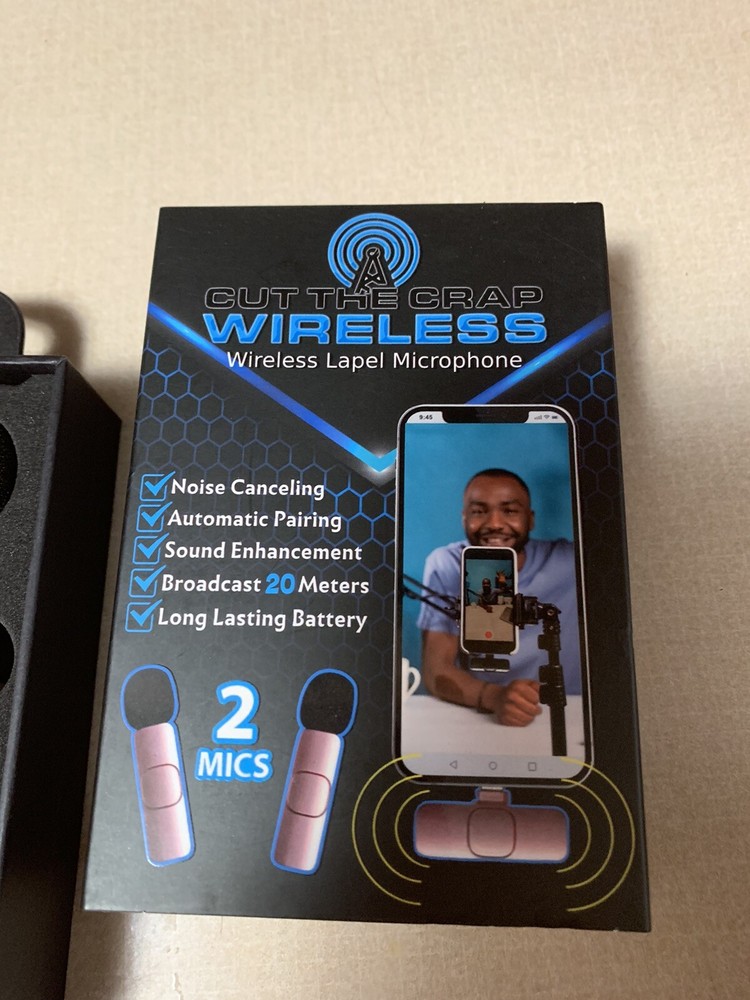 Wireless Lapel Microphone for Iphone/Ipad