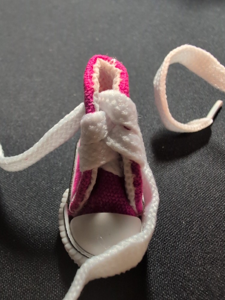 Miniature Converse Hightops Sneakers Pink Cool