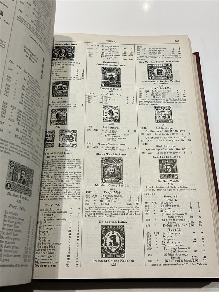 Standard Postage Stamp Catalogue 1935 91st Edition