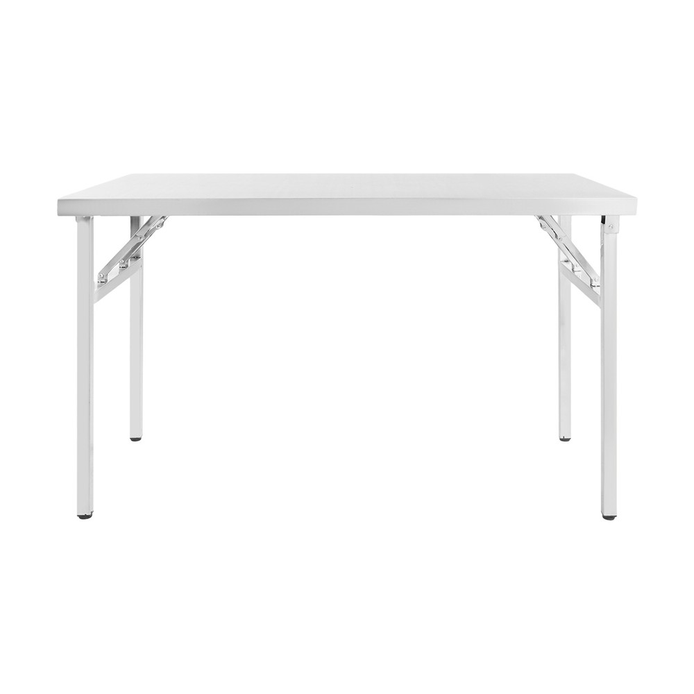 Stainless Steel Workbench Folding Dining Table Folding Table 120*60*75cm Kitchen
