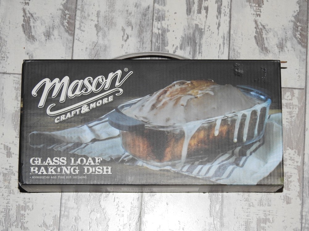 mason craft and more glass loaf baking dish
