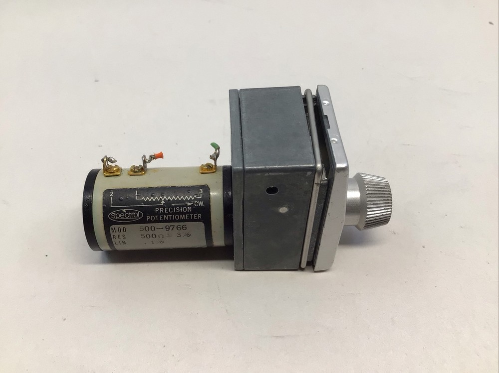 Spectrol Precision Potentiometer With 3100 Microdial Indicator