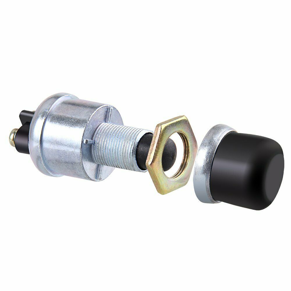50A Push Button Momentary Starter Ignition Switch On Off SPST 12V For Marine