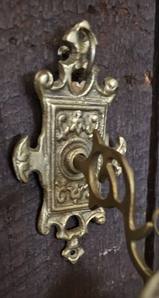 Solid Brass Triple Bell Store Style Doorbell Chime