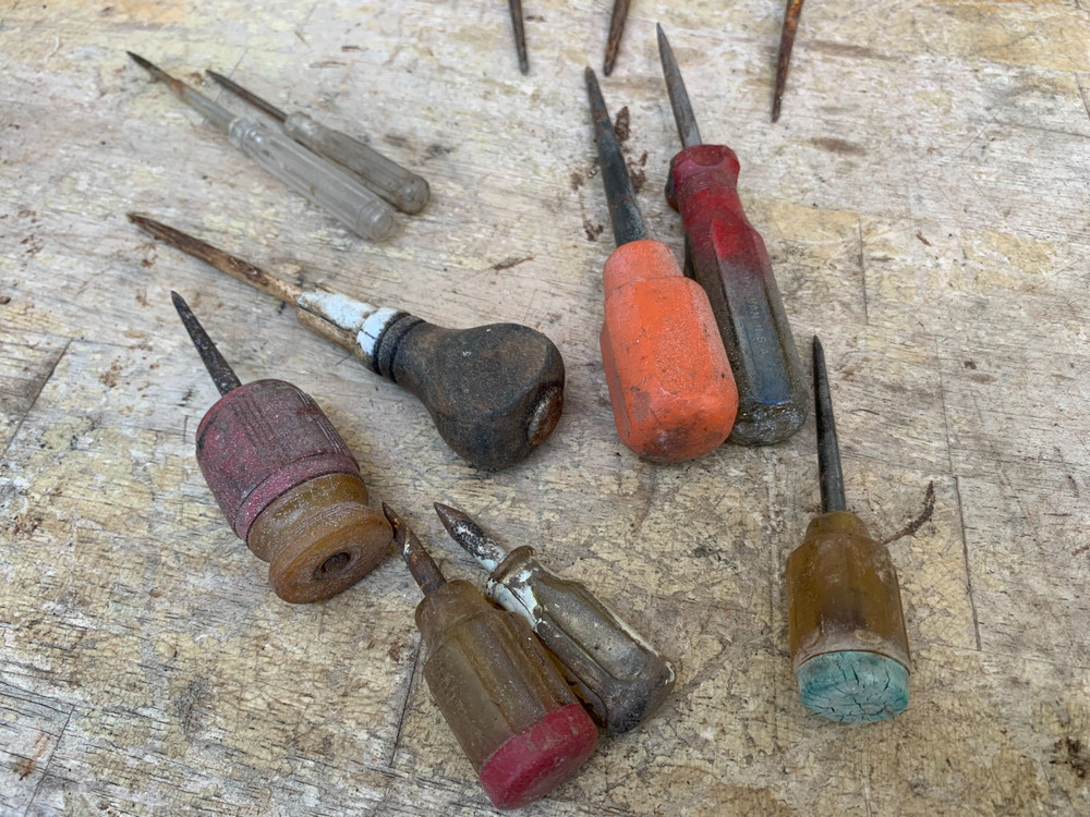 Wooden & Plastic Handel Awl