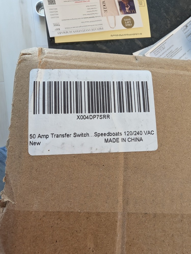 PD52 Automatic Transfer Switch Automatic Type 50 Amp 120/240 VAC MPN PD52