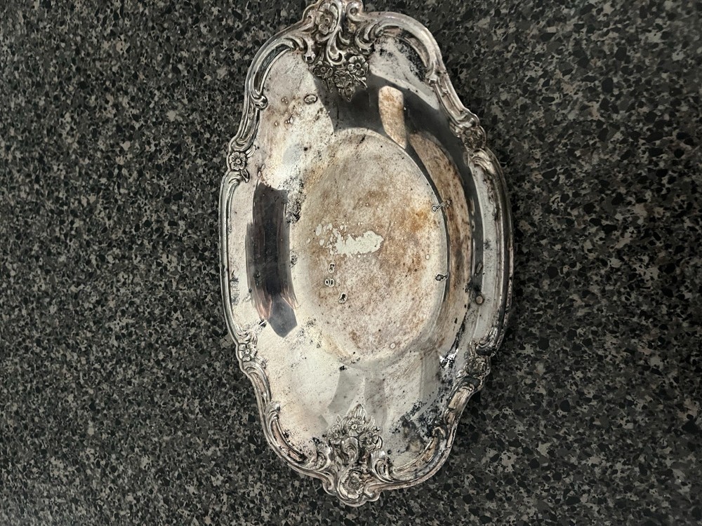 Int’l Silver Co Small Serving Dish Silverplate Antique