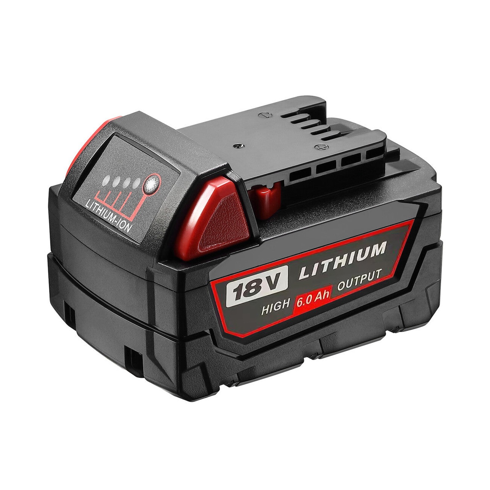 2-PACK 18V 6.0AH For Milwaukee for M18 18V Extended Capacity Battery 48-11-1840