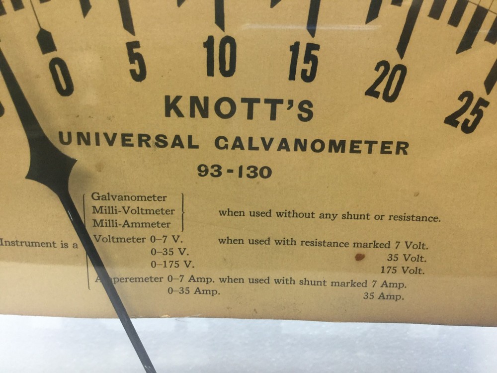 Knotts Universal Galvanometer Antique