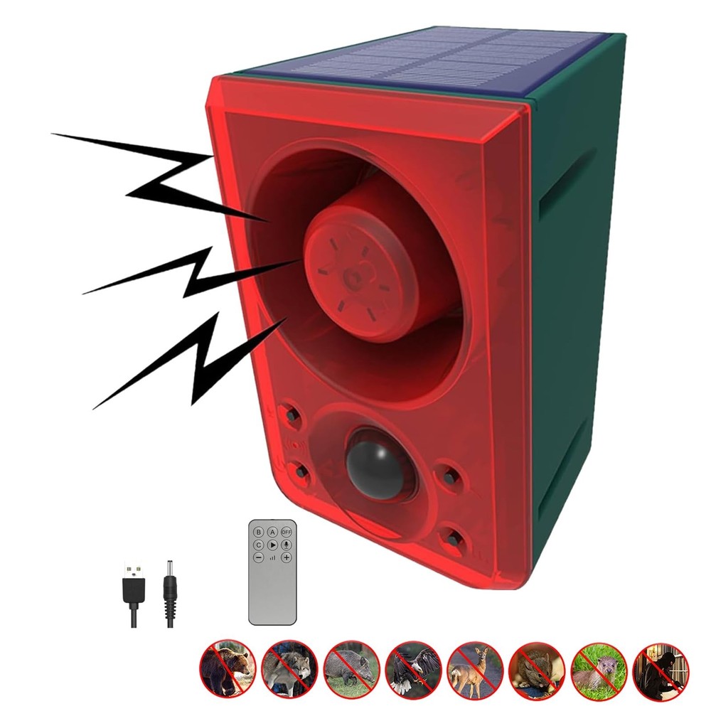 Solar Outdoor Motion Sensor Alarm - Barking Dog Motion Sensor, Motion Sensor ...