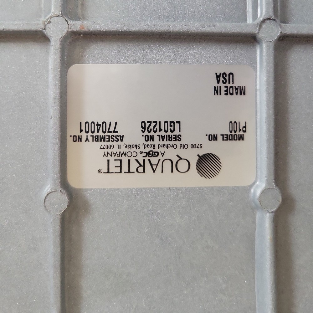 Docubind P100, Binding System with some bindings
