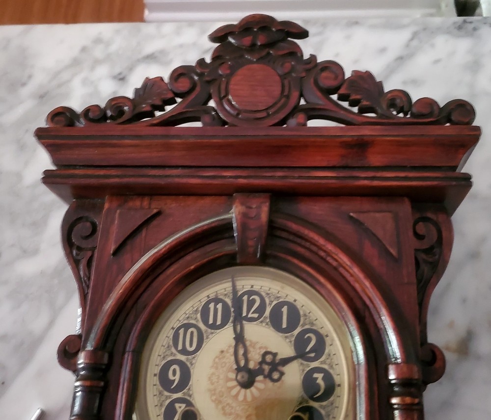 Vintage German Clock (key included)