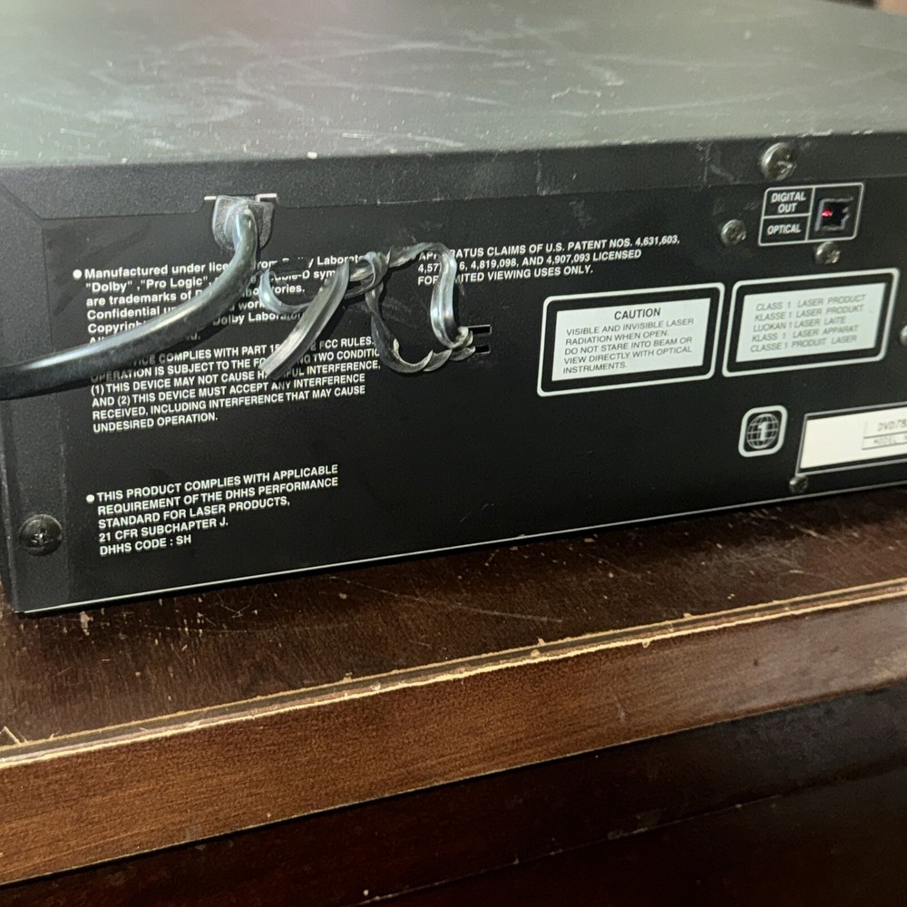 Phillips Dvd Cd 782c 5 Disc Changer Tested Working Great! No Remote
