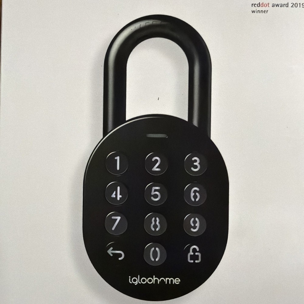 Igloohome Smart Padlock, Smart Lock w/ Case- IOS/Android App Remotely