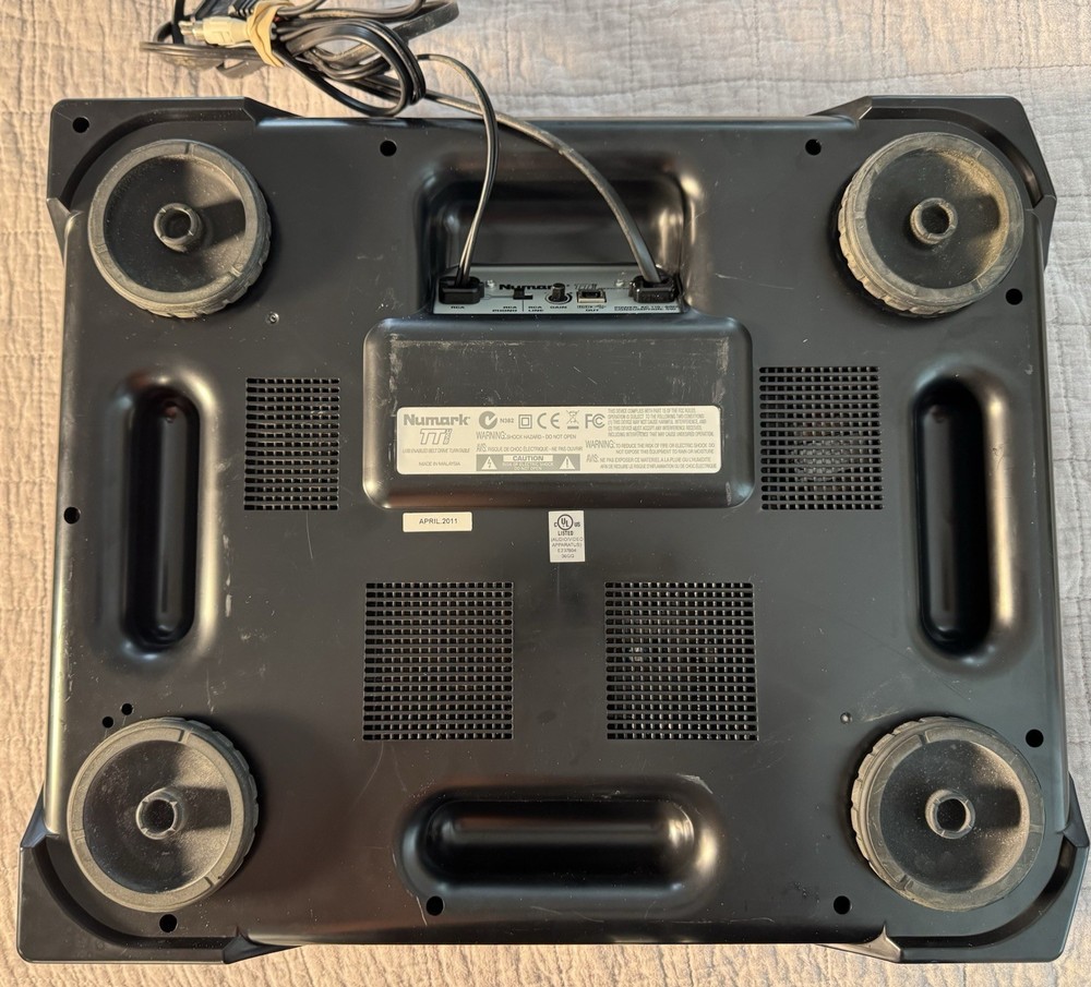 Numark TTUSB DJ Turntable Record Player USB Aux Audio Interface, Tested