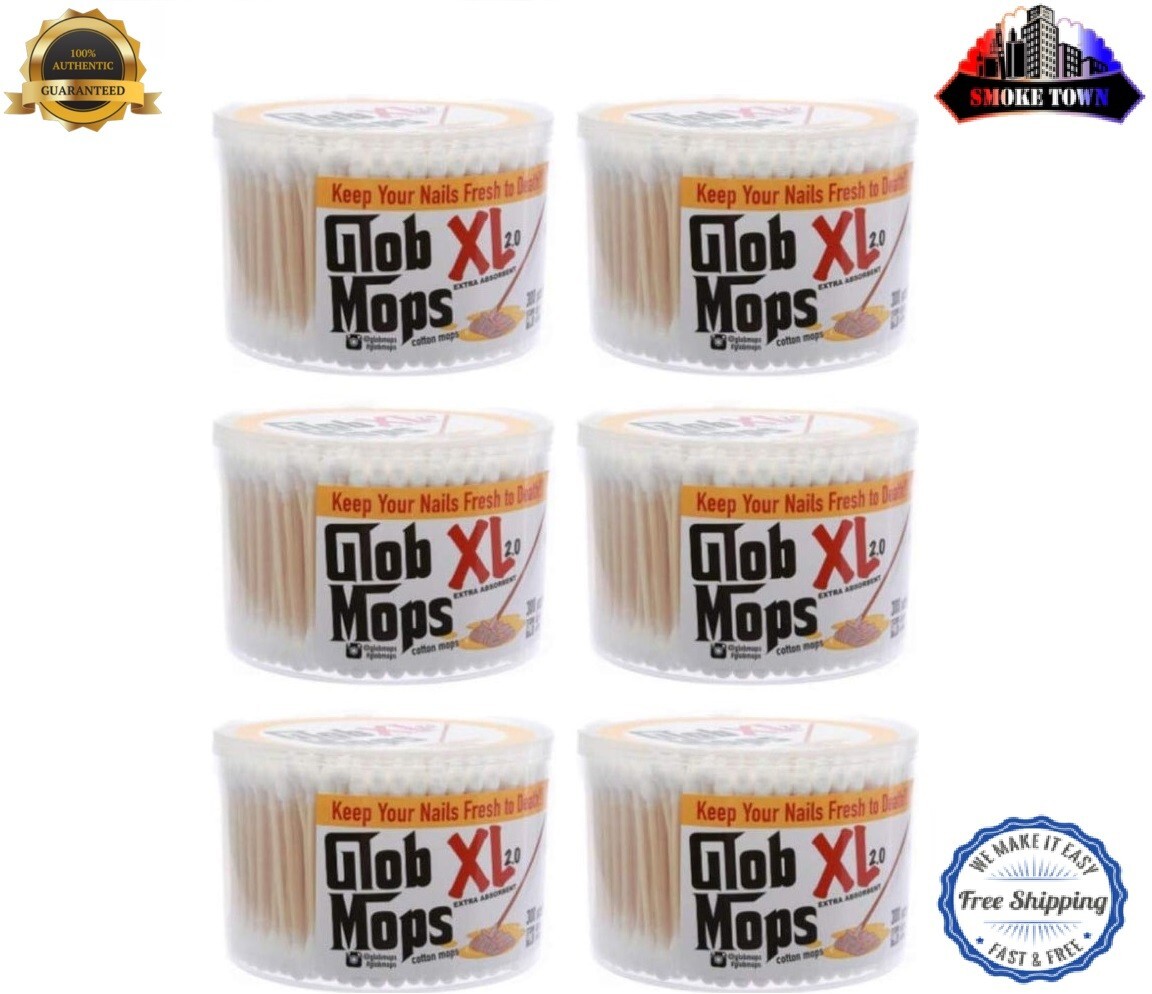 XL 2.0 Cotton Swabs 6-Pack Bundle | Extra Absorbent | Eco-Friendly | 1800