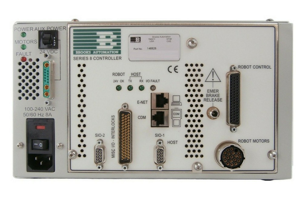 Brooks Automation 146828 Series 8 Robot Controller CHE Working Surplus