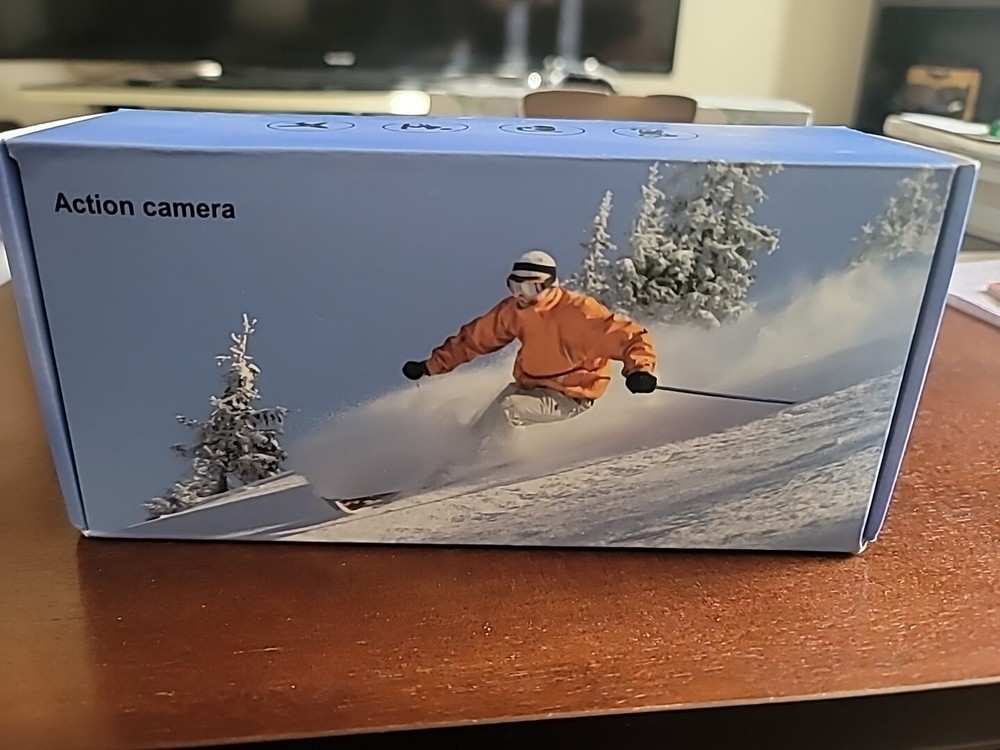 HD Action Camera 1080p Resolution Waterproof Casing Mounting Kit &Accessory Pack