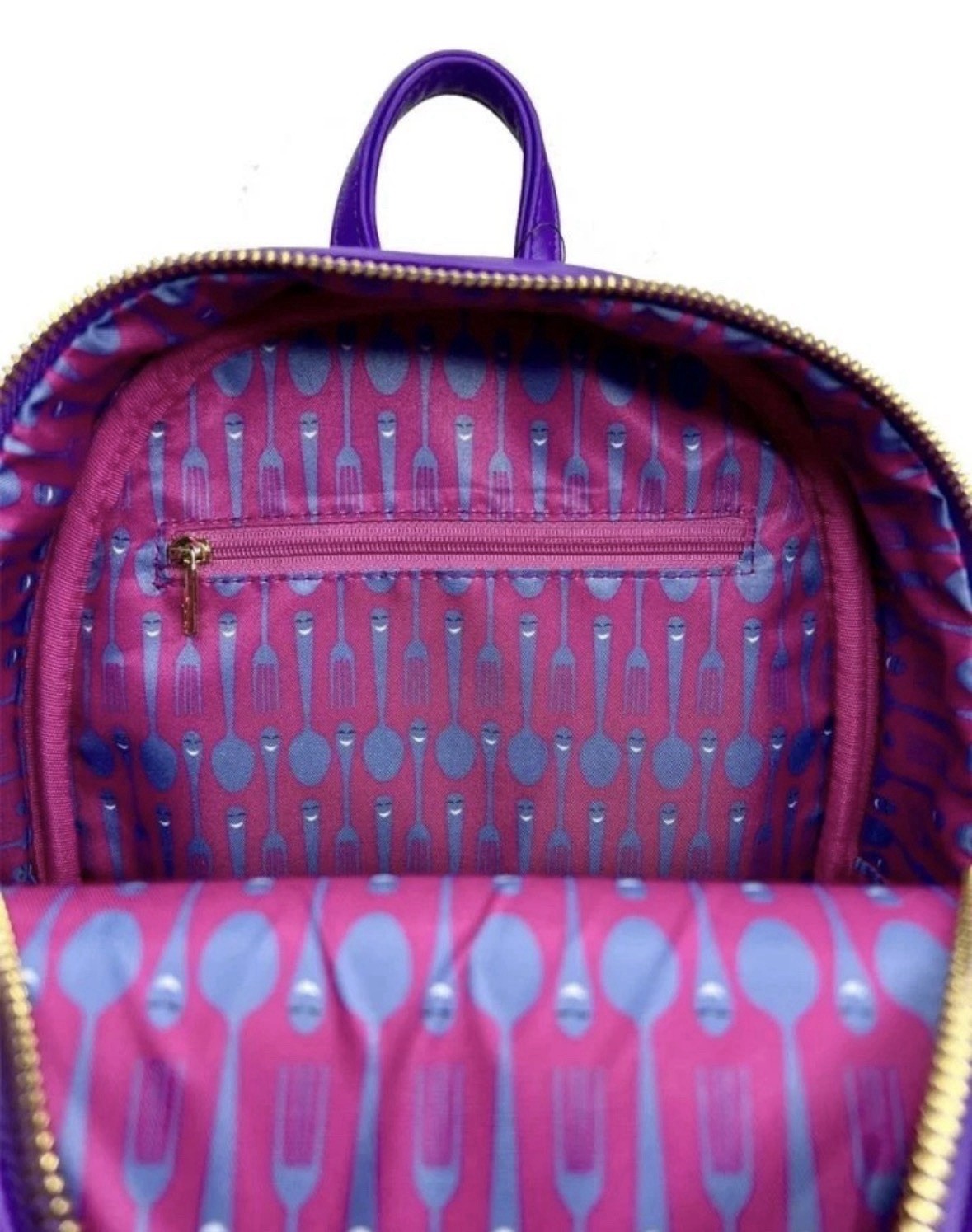 Loungefly Disney Beauty and the Beast Be Our Guest Exclusive Mini Backpack New