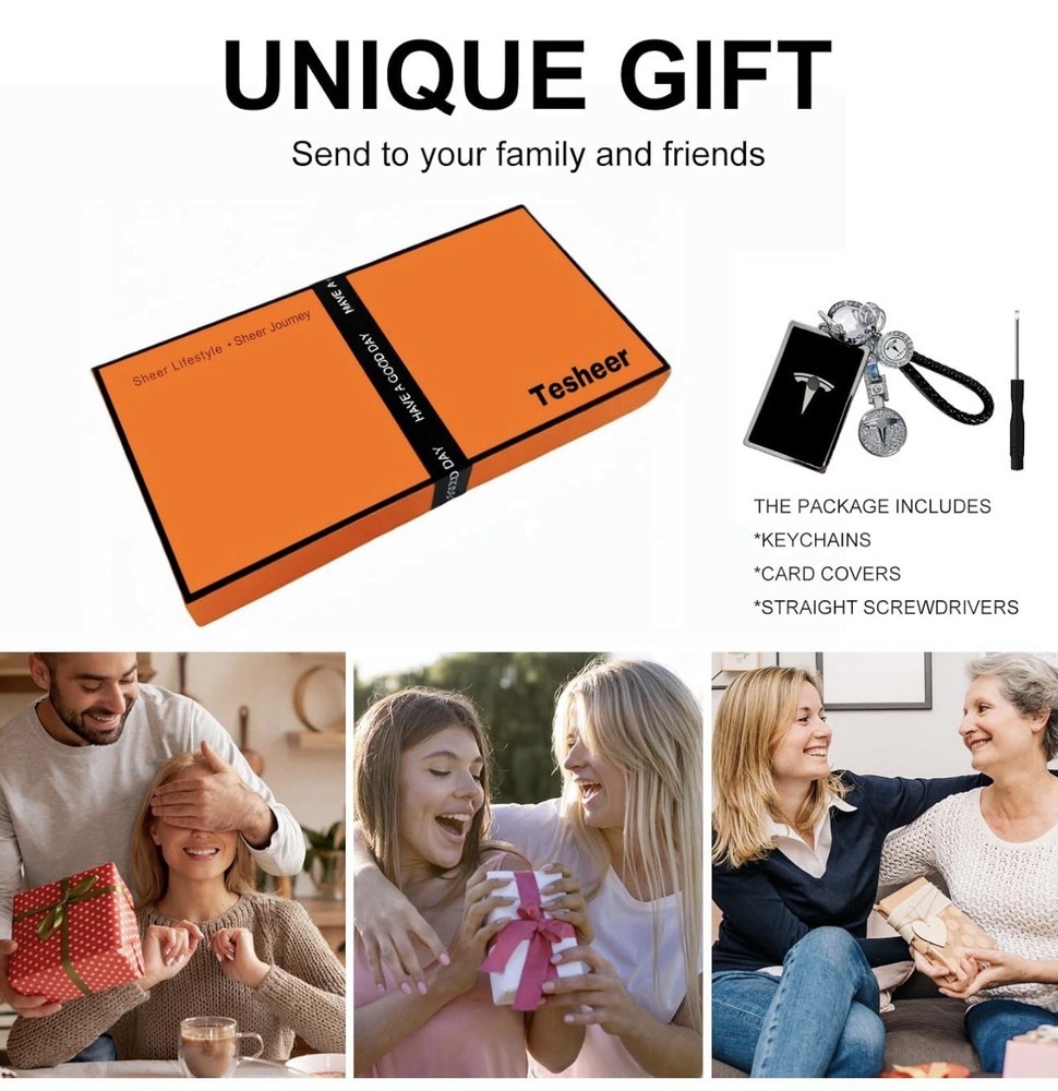 tesla key card holder