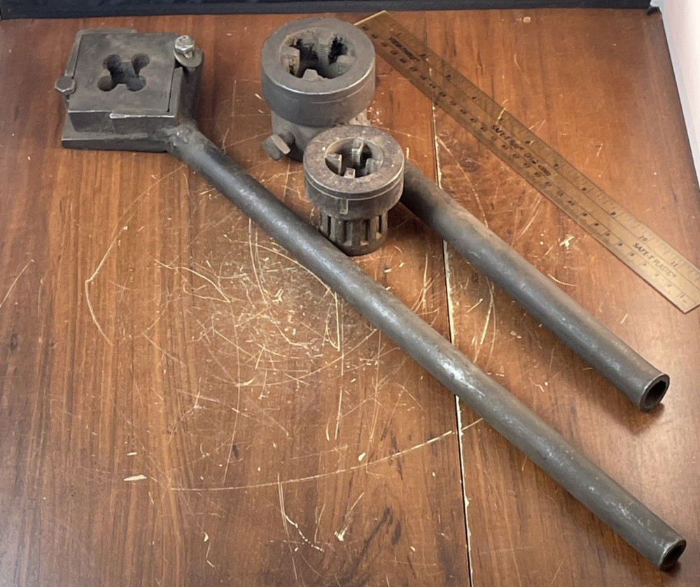 Vintage Pipe Threading Wrenches