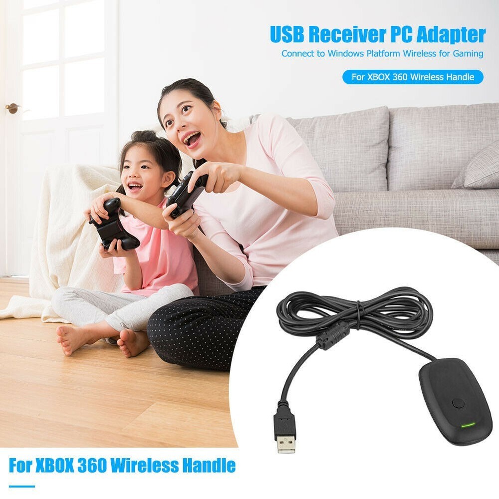 For Microsoft Xbox 360 Wireless Controller USB Game Receiver Adapter PC Windows