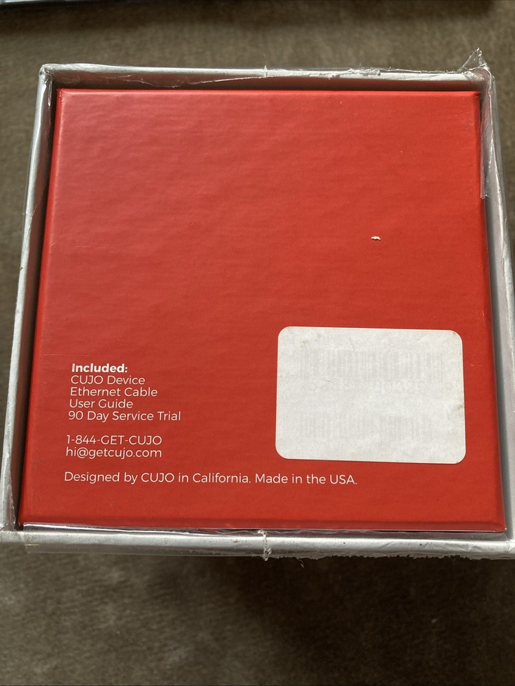 Cujo Smart Internet Home Firewall Open Box