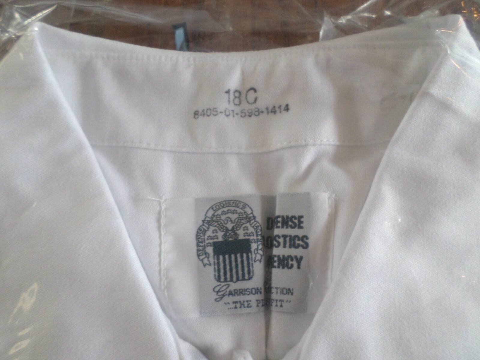 U.S. Military Army Issue Men's White Dress Shirt Short Sleeve