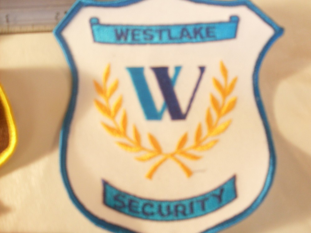 Police Sheriff Security Emblems Patches Embroidered Patch for display only