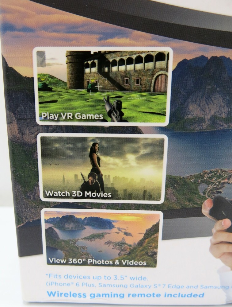Cynoculars 3D Virtual Reality Headset Wireless Gaming Remote Compatible