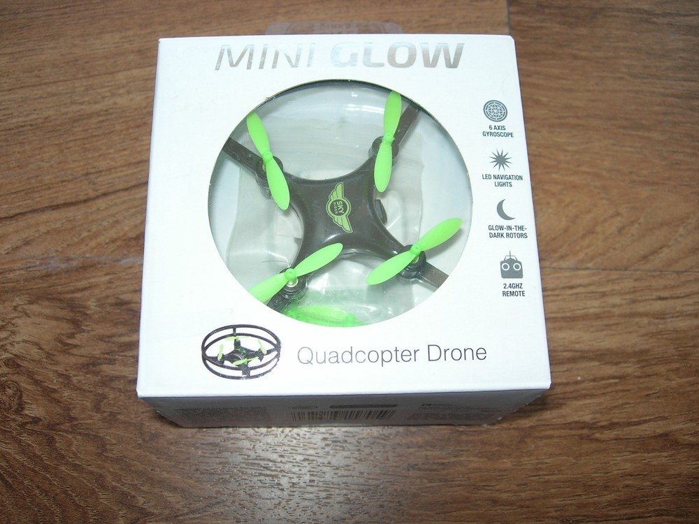 Mini Glow Quadcopter Drone, New