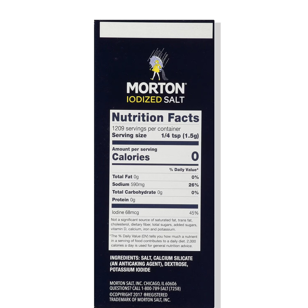 Morton Iodized Salt 64 Oz