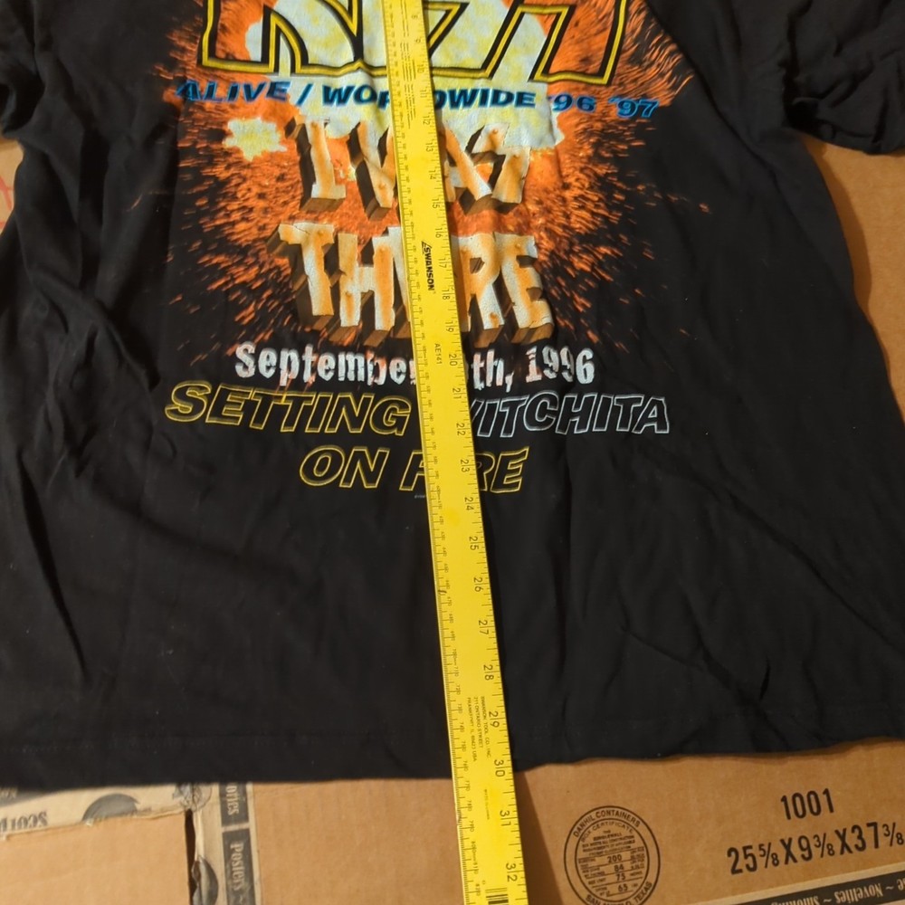 KISS alive worldwide 96 97 MISPRINT Concert Tour T-shirt Wichita