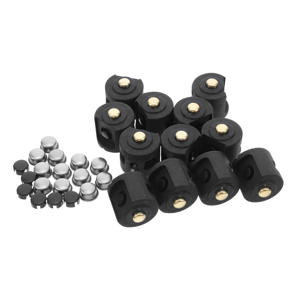 12 sets LED Flashlight Switch Cap Soft Boot Cover for Push Button Switch