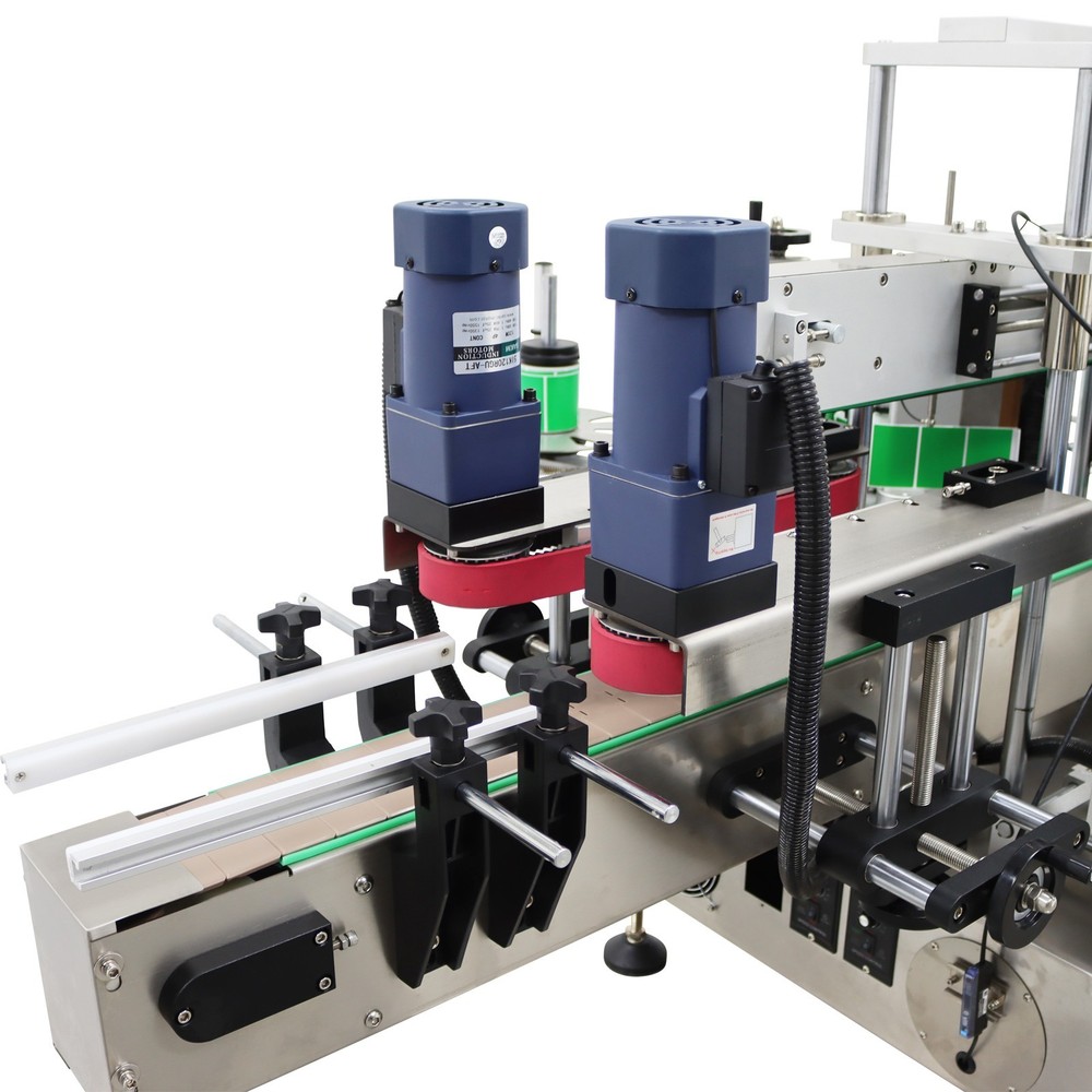 110V Double Sided Auto Desktop Labeling Machine for Square/Hexagonal Bottle etc