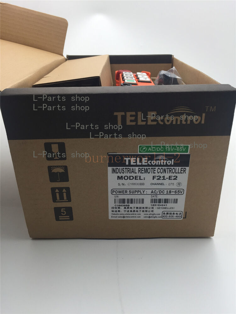 F21-E2 6 Buttons 1 Speed Industrial Wireless Hoist Crane Remote Control Switch