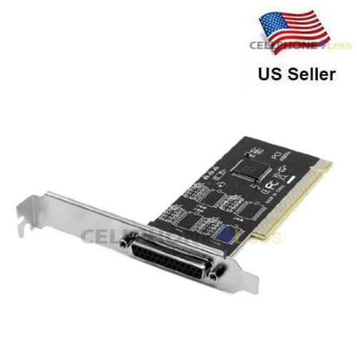 DB25 Parallel Port IEEE 1284 Printer PCI Controller Card Adapter
