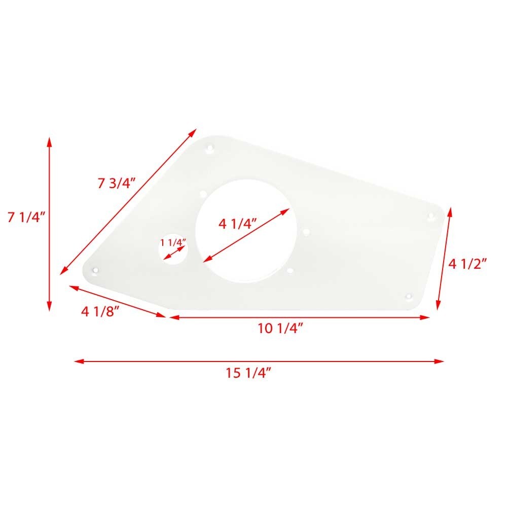 Legend Boat Throttle Control Box Panel 316542 | White