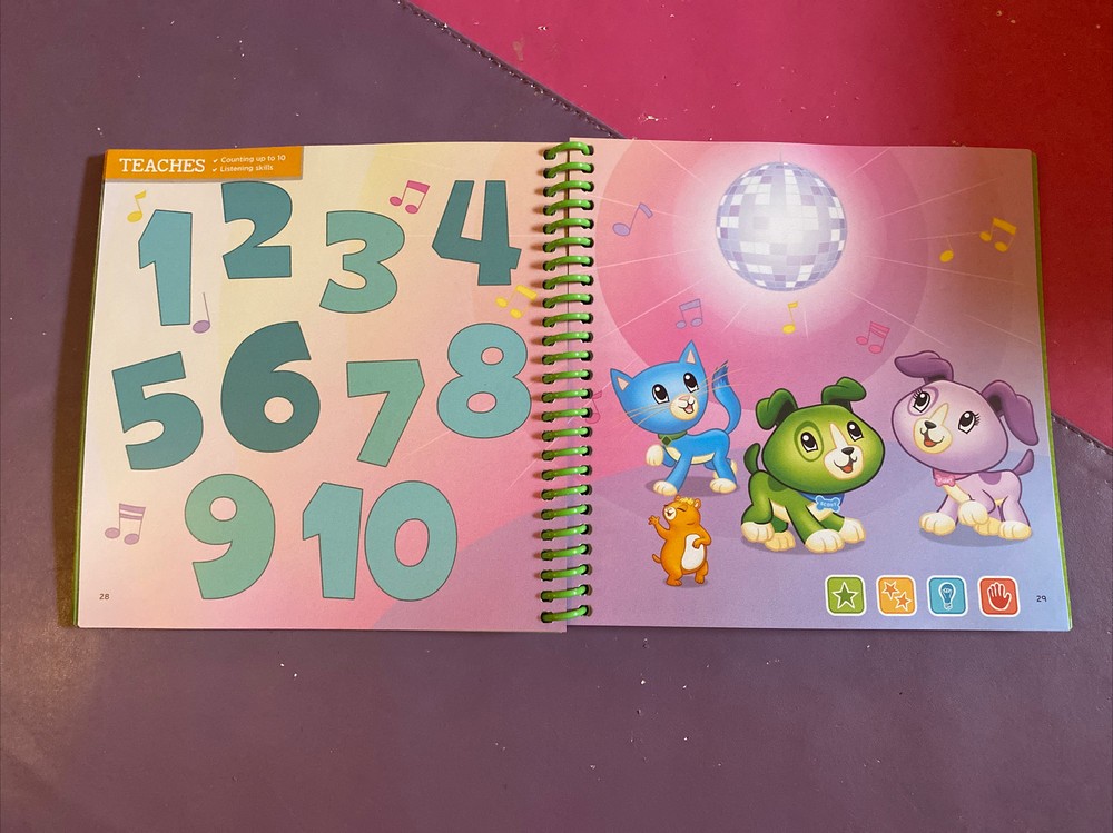 LeapFrog Leap Start 3D Preschool book — SCOUT & FRIENDS MATH PROBLEM SOLVING