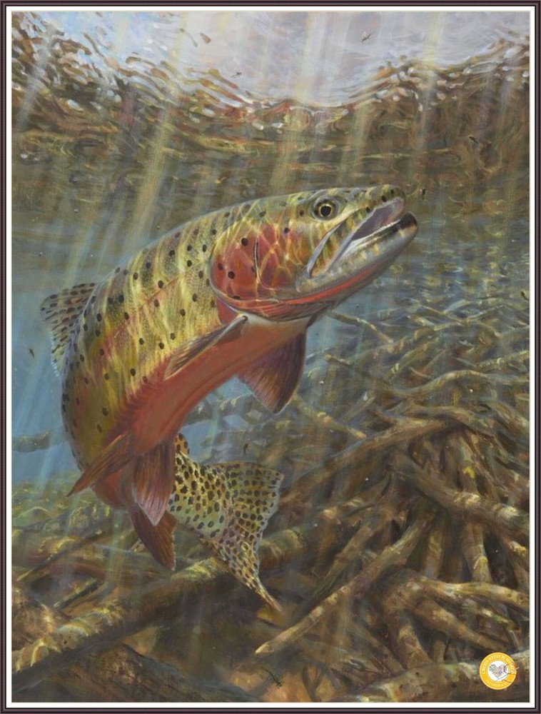 Fly Fishing  721 Chart Counted Cross Stitch Pattern Needlework