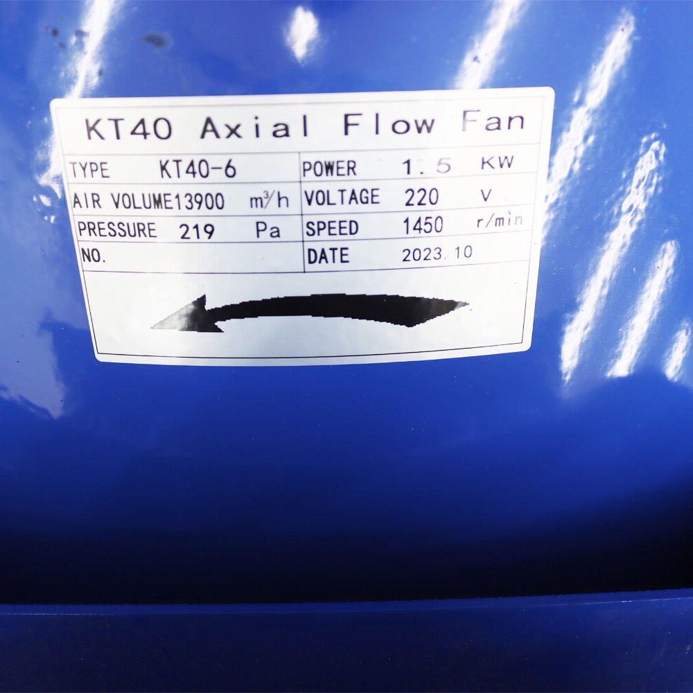 24'' Tube Axial Fan Pipe Spray Booth Paint Fumes Blower Exhaust Axial Fan 220V