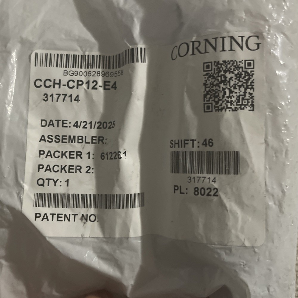 CCH-CP12-E4 Fiber Adapter Panel