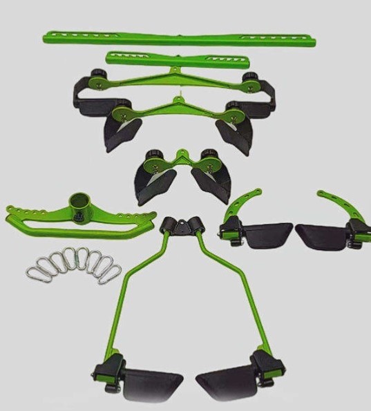 fitness adjustable lat pull down handles set