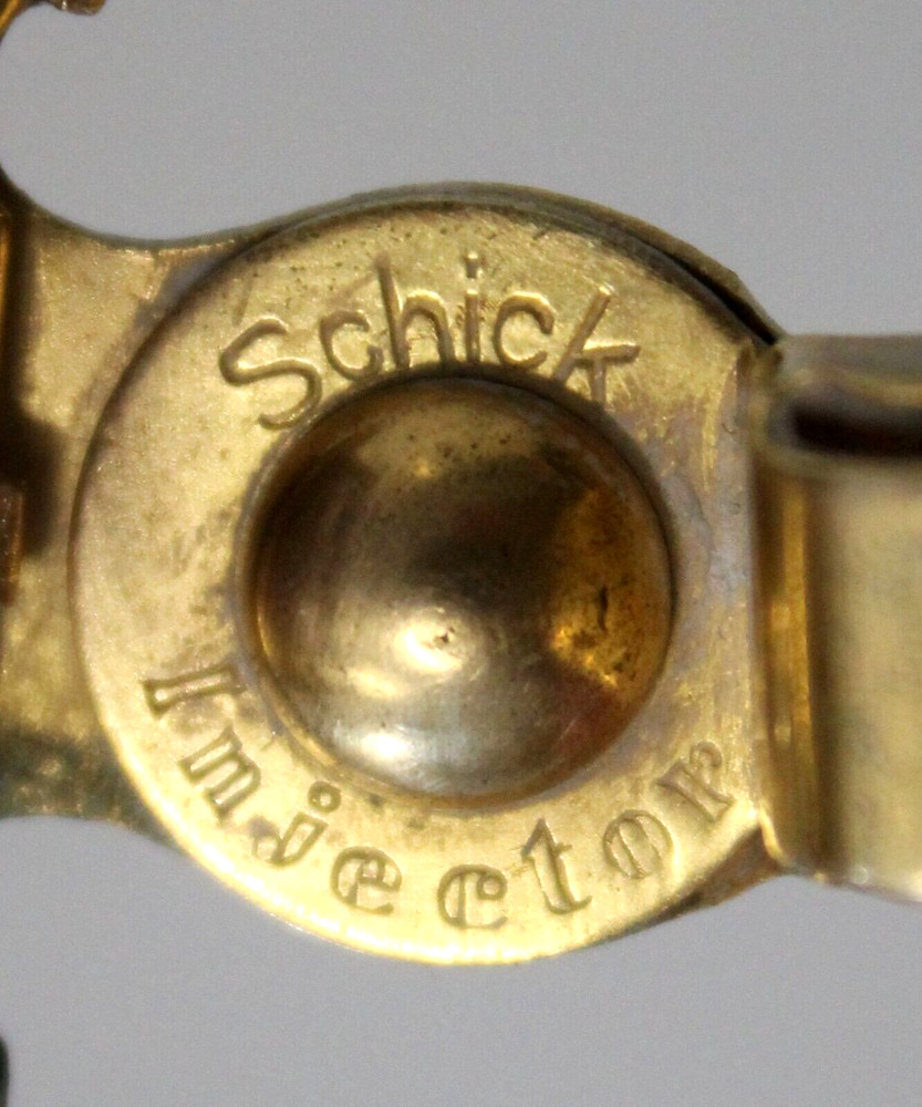 Vintage Schick Injector Razor - Butterscotch Bakelite Handle