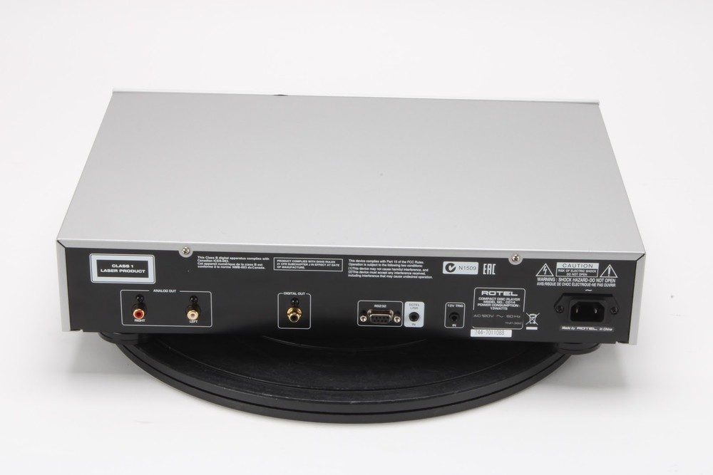 Rotel CD-14 Silver Stereo CD Player - AS IS