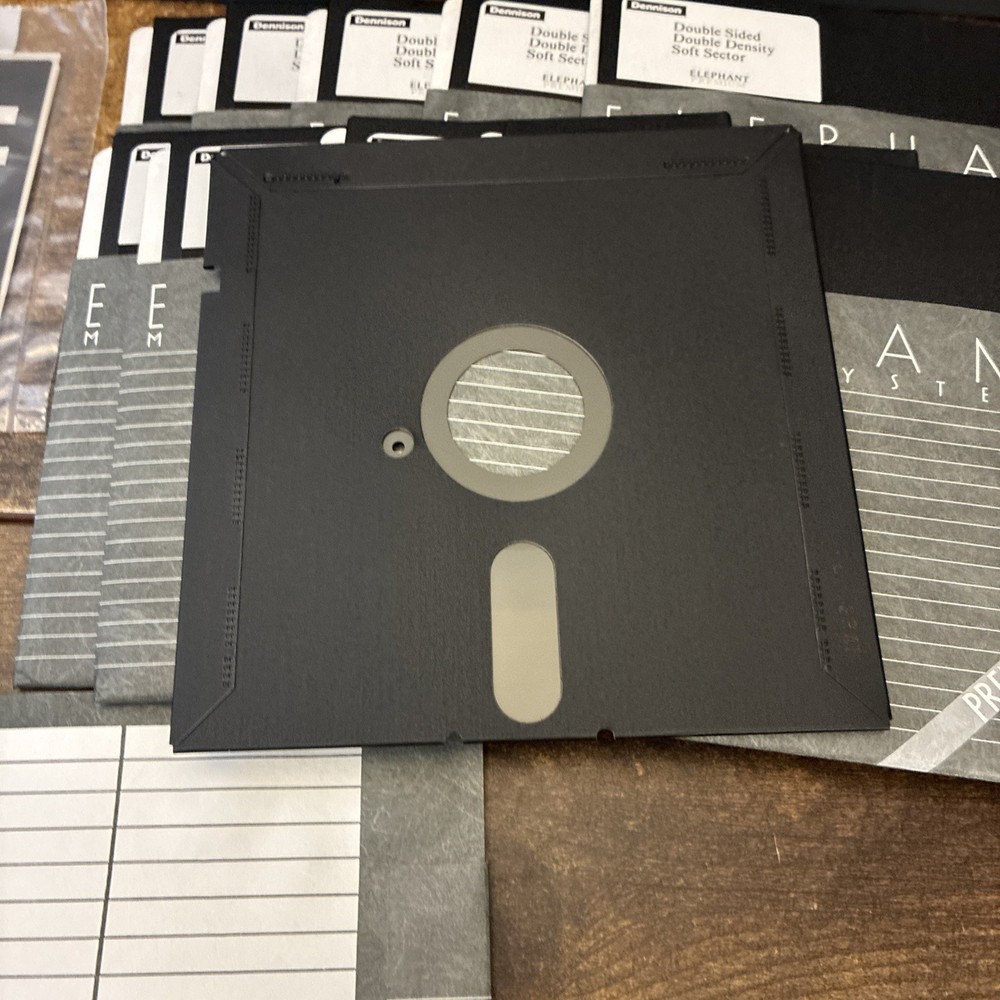 Elephant Memory Systems Single Sided Double Density Dennison DS DD 92-870-1