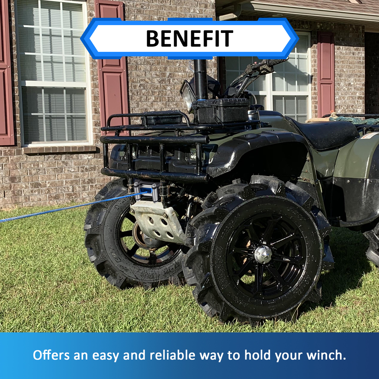 For 1995-2004 Honda Foreman TRX400(FM*FW) / TRX450 (FM*FE*ES*S) Winch Mount