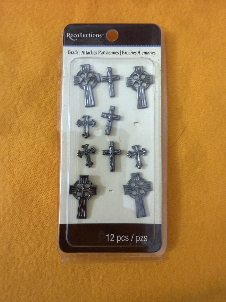 Recollections cross-shaped brads
