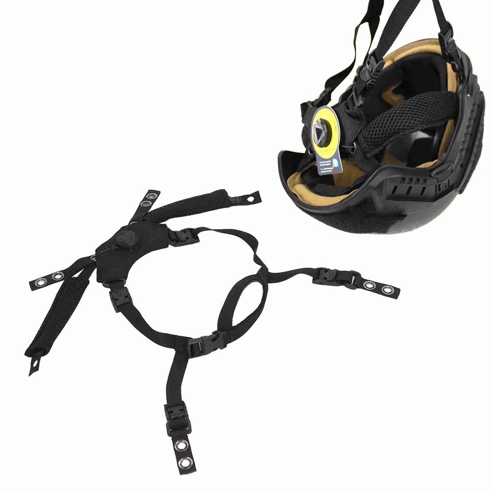 Adjustable Dial Suspension System Chin Strap For Fast Helmet Trending☚